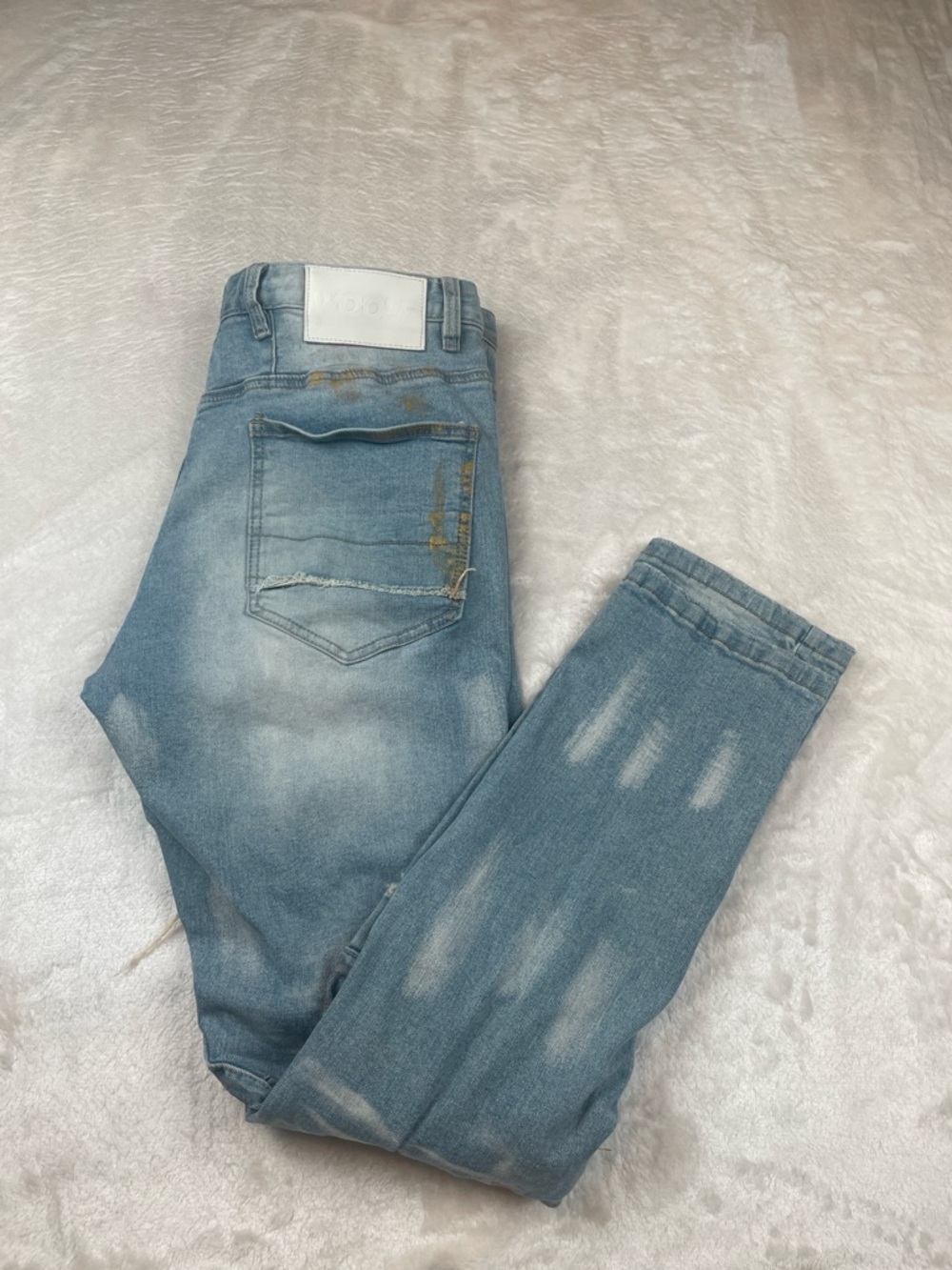 Nudie Jeans Light Blue Washed Slim Men’s Jeans
